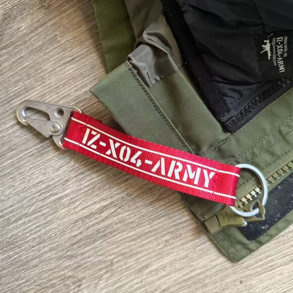 Izzue IZ-X04 ARMY military jacket in olive green, size L - Picture 11 of 12